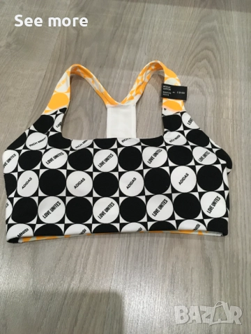 Adidas & Rich Mnisi Crop Top S, снимка 3 - Корсети, бюстиета, топове - 52167590