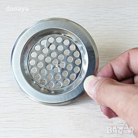 3858 Метална цедка за сифон на мивка, снимка 3 - Други - 42970562