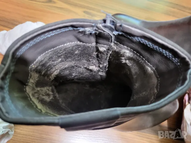 Дамски сиви боти, снимка 6 - Дамски боти - 48316554