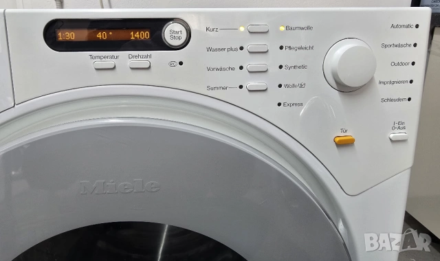 Пералня Miele W1000 Home Care XL - 7кг 1400оборота Клас А+++ Германия, снимка 5 - Перални - 53534543