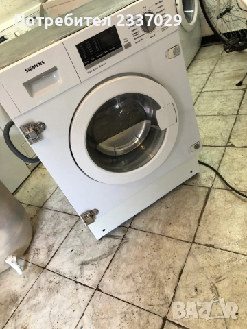 Пералня+сушилня:Сименс-6/4кг-1год гаранция,комбиниран уред за вграждане,висок клас,дисплей, снимка 7 - Перални - 52813959