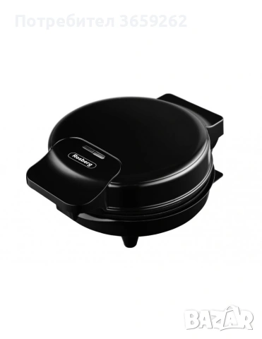Гофретник за Bubble Waffle Rosberg, 1000W, Черен, 2 ГОДИНИ ГАРАНЦИЯ, снимка 3 - Гофретници - 53607271