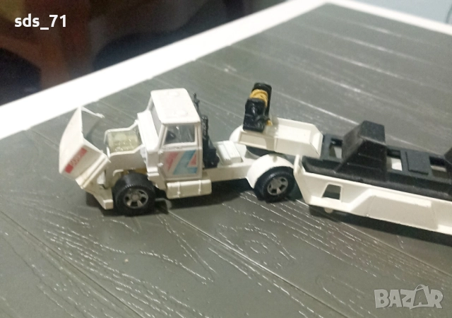 Метална количка ТИР ,с откачаща се платформа kaчествена изработка за колекция 30 лв, снимка 8 - Колекции - 52173955