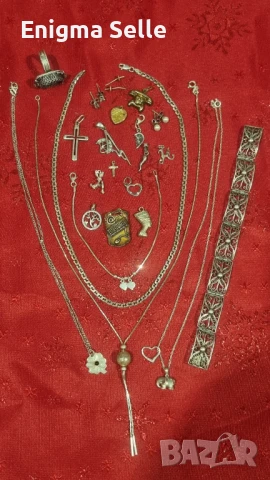 Сребърни бижута , сребро , снимка 3 - Колиета, медальони, синджири - 51122798