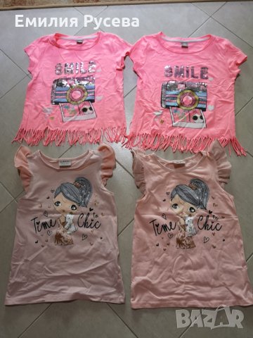 летни дрешки-комплекти,тениски,потници,рокли,къси панталони, снимка 8 - Детски тениски и потници - 35537594