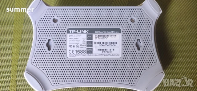 Роутер TL-WR840N, скорост 300 Mbps, снимка 5 - Мрежови адаптери - 50953126