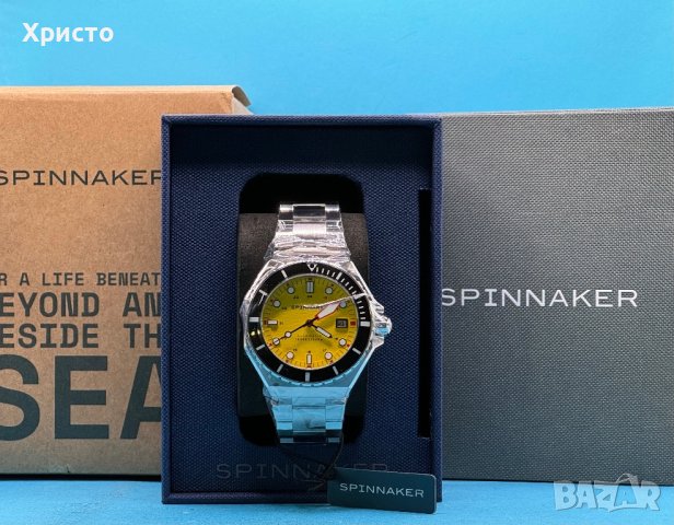 НОВ!!! Автоматичен мъжки часовник  Spinnaker SP-5081-11, 44мм, 30ATM, снимка 1 - Мъжки - 44016633