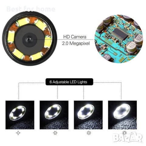 Ендоскоп безжичен WiFi Taope 3 и 5 метров, снимка 14 - Други инструменти - 38817611