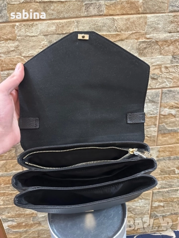 Дамска чанта FURLA Dafne S top handle black, снимка 7 - Чанти - 52957637