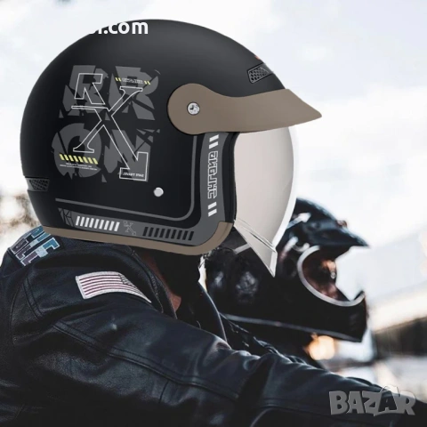 Каска за Мотор/Скутер/АТВ/Тротинетка 4-ри цвят, снимка 6 - Аксесоари и консумативи - 53008369