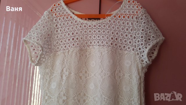 Дантелена рокля и дънкова пола Франко Феручи , снимка 3 - Рокли - 26311527