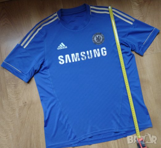 Chelsea / ADIDAS - мъжка футболна тениска на ЧЕЛСИ, снимка 4 - Спортни дрехи, екипи - 43352668