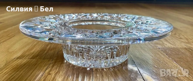Луксозен кристален свещник Waterford Crystal "Bethany" Ирландия , снимка 3 - Декорация за дома - 51730431