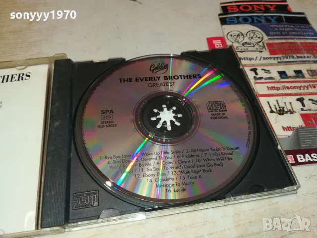 EVERLY BROTHERS-ORIGINAL CD-ВНОС GERMANY 280225111817, снимка 2 - CD дискове - 49311257