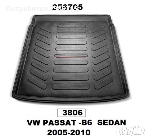 СТЕЛКИ багажник VW Passat B6 седан 05-2010