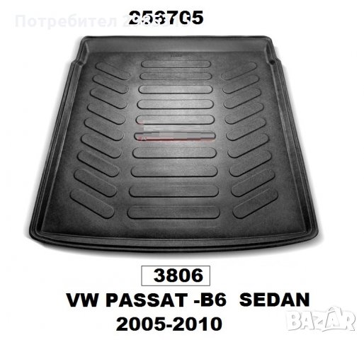 СТЕЛКИ багажник VW Passat B6 седан 05-2010