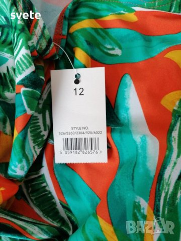 НОВО Бански за бременни с тропически принт, снимка 5 - Бански костюми - 37246462