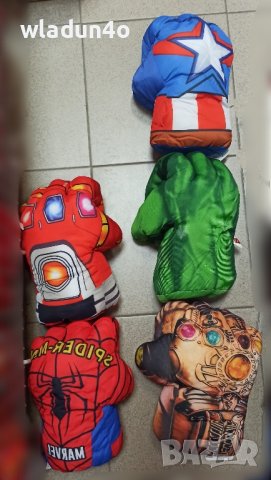 Ръка на Супергерой-Хълк,Капитан Америка,Спайдърмен,Танос,Чук на Тор-20лв, снимка 2 - Плюшени играчки - 40713512