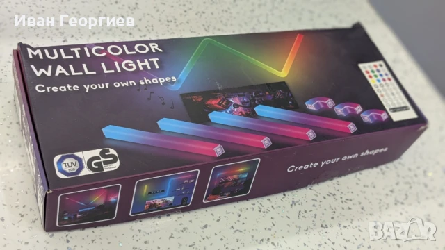 TikTok Hit - RGB Multicolor Wall Light- модулни LED светлини за стена 