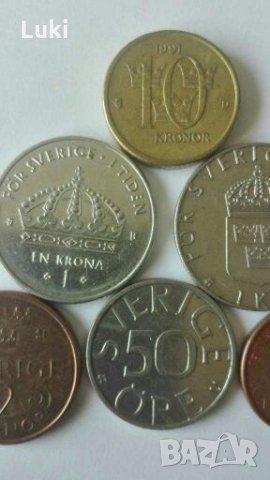 Редки монети от Швеция., снимка 2 - Нумизматика и бонистика - 27653044