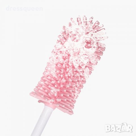 3709 2 броя силиконови четки за бебешки шишета+1бр. метална за сламки, снимка 3 - Други - 37613773