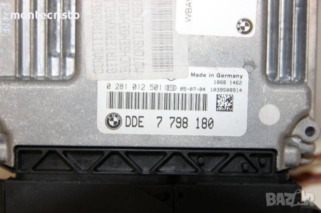 Моторен компютър ECU BMW E90 Serie 3 (2004-2008г.) 0 281 012 501 / 0281012501 / 7798180 / 7 798 180, снимка 2 - Части - 44100289