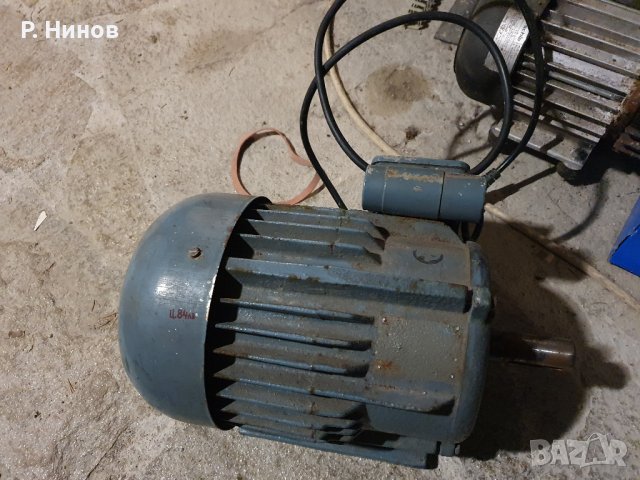 Монофазен ел.двигател/електромотор/електродвигател  2.2 kW 1450 оборота, снимка 1