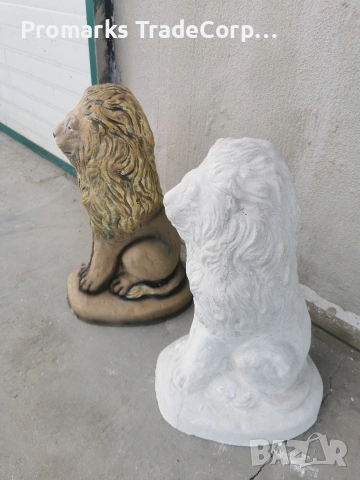 Лъвпе от бетон