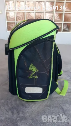 Herlitz Ученическа Раница Зелен Дракон робот. Ергономична, снимка 6 - Ученически пособия, канцеларски материали - 49054368