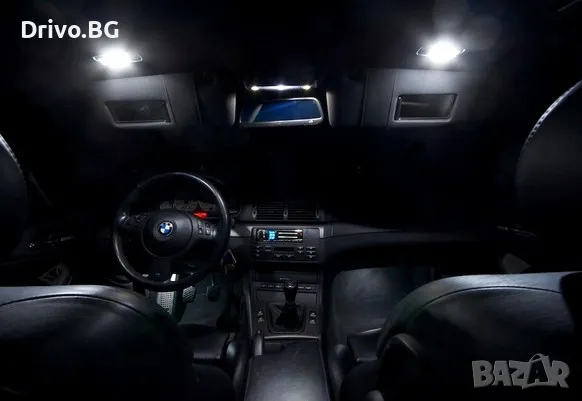 Гаранция! Нови LED Крушки за Интериор BMW 3 Серия E46 E90 E91 E92, снимка 3 - Аксесоари и консумативи - 49249930