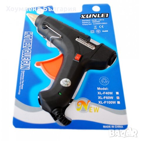 Пистолет за топъл силикон на ток с ПОДАРЪК 5 пълнитела/ уред за лепене, снимка 5 - Лепила и силикон - 26769606