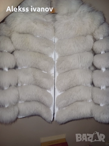 Дамско палто от естествена кожа и пух-лисица, снимка 2 - Якета - 52733149