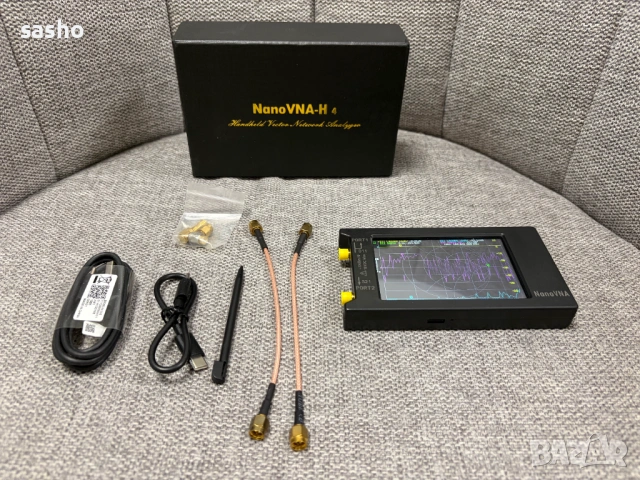 Измервателен уред NanoVNA H4 10k-1.5GHz версия 4.3