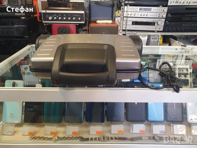 НОВА! Електрическа скара, Severin, 1800W, Термоустойчив капак, Контрол на температурата, Незалепващи