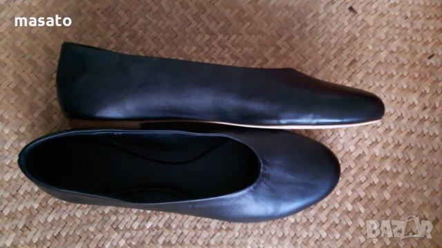 COS - черни обувки от естествена кож №41, снимка 3 - Дамски ежедневни обувки - 22309740