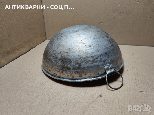 Стара Кована Медна Възрожденска Купа За Месене На Тесто, Басан. , снимка 5 - Антикварни и старинни предмети - 52240204