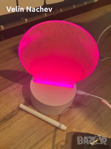 LED Нощна лампа със светещ панел за писане и изтриване (RGB)
