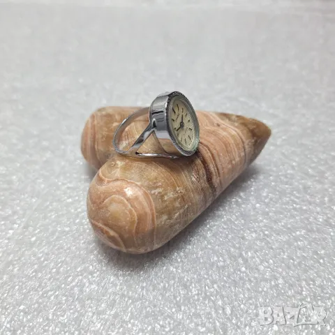 Дамски Механичен Часовник-Пръстен CHAIKA 17 Jewels СССР, снимка 11 - Дамски - 49315763