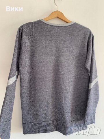 Унисекс сива блуза, снимка 4 - Блузи с дълъг ръкав и пуловери - 27069196