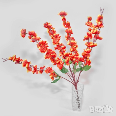 Изкуствени декоративни клонки с цветчета, снимка 5 - Други стоки за дома - 52137669