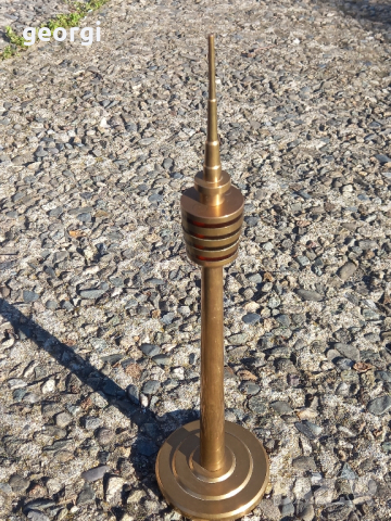 Макет на тв кула в Стутгарт масив месинг   20/1, снимка 13 - Антикварни и старинни предмети - 44911389