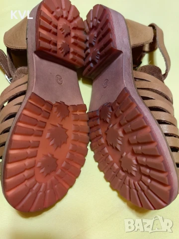 Сандали, естествена кожа, 38, снимка 5 - Сандали - 51096793