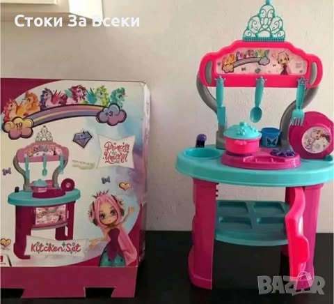Вълшебна детска кухня за принцеси с 19 части, снимка 6 - Играчки за стая - 52262549