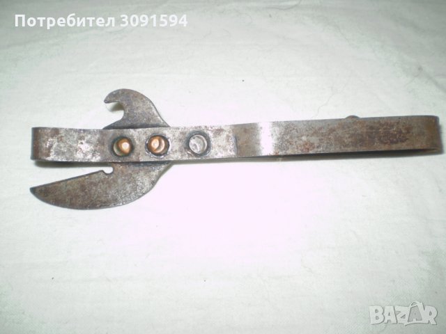 Антикварна кована отварачка тирбушон, снимка 1