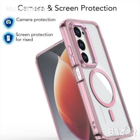 Защитен калъф с Протектор за Xiaomi Redmi 15 5G/ 4G | Удароустойчив TPU + Акрил, MagSafe |5 цвята, снимка 8 - Калъфи, кейсове - 51997154