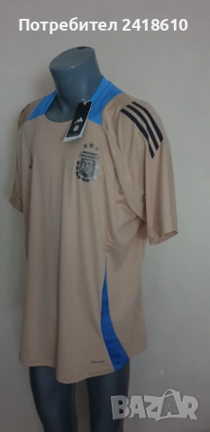 Adidas Argentina Aeroready Mens Slim Fit  Size XL  НОВО! ОРИГИНАЛ! Мъжка Тениска!, снимка 8 - Тениски - 51445706