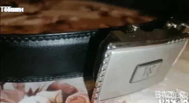 MONIKA VALENTINO Оригинал Италиански Дамски Автоматичен Колан от Естествена Кожа Нов 120см. , снимка 5 - Колани - 50914923