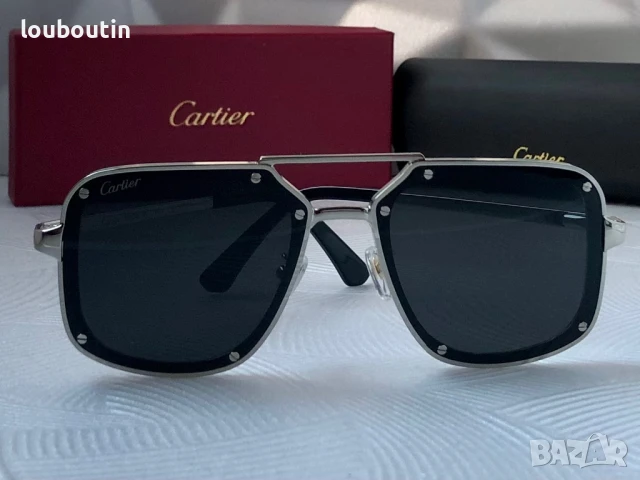 Cartier мъжки слънчеви очила 2 цвята, снимка 7 - Слънчеви и диоптрични очила - 50741556