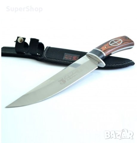 Уникален Фиксиран Нож с Кания USA Columbia ножове стоманен, снимка 4 - Ножове - 40284329