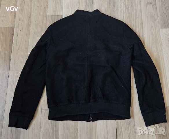 Мъжко вълнено яке Hugo Boss Bomber - S, снимка 4 - Якета - 43806776